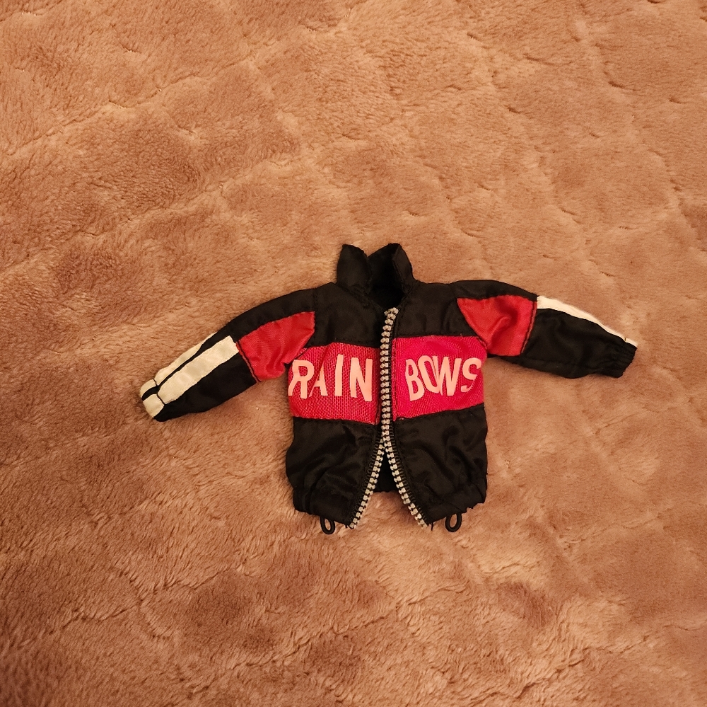 Rainbow High RH 2020 Ruby Anderson Series 1 Black & Red "RAINBOWS" Jacket ONLY